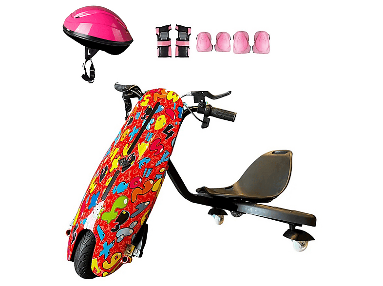 CITYMATE Drift Car Elektrikli Kaykay Bluetooth Ledli Koruma Ekipmanı D28 Hoverboard