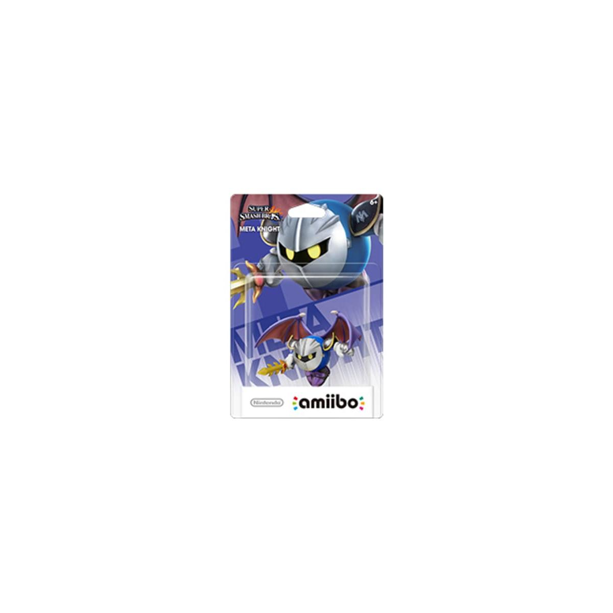 Meta Knight Amiibo-Figur im Nintendo-Design, mit Schwert.