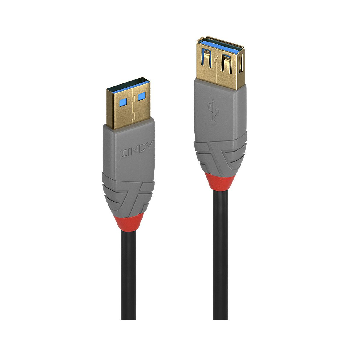 Twee grijze USB-kabels met rode accenten op witte achtergrond.