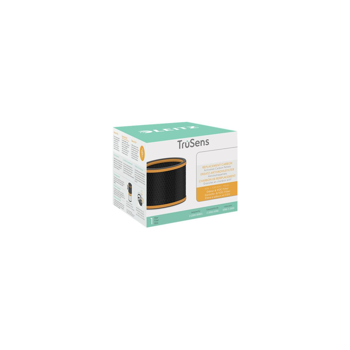 TruSens Ersatz-Aktivkohlefilter für Z-2000 Serie, schwarz und orange.