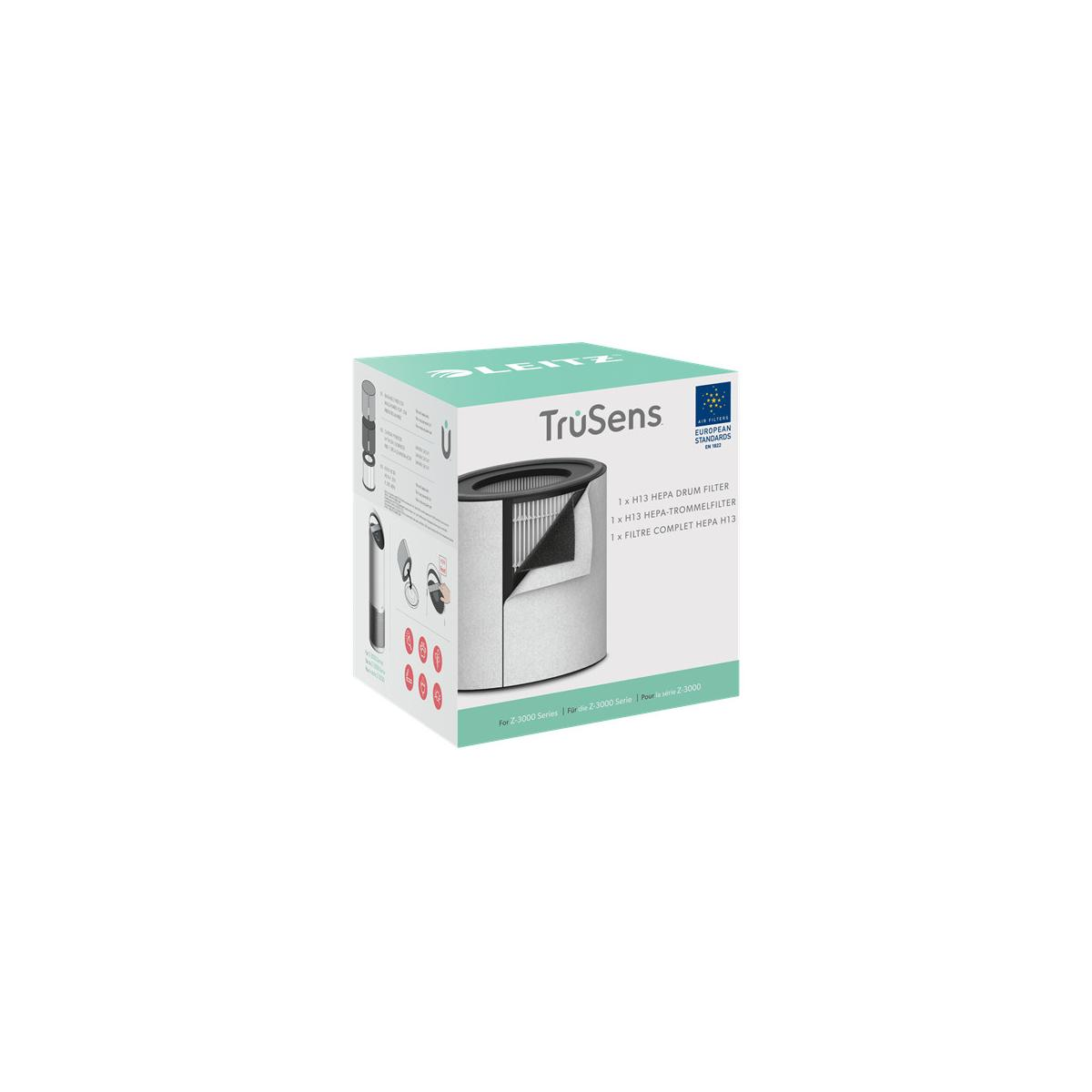 Verpackung eines TruSens HEPA-Filters für die Z-3000 Serie mit Informationen.