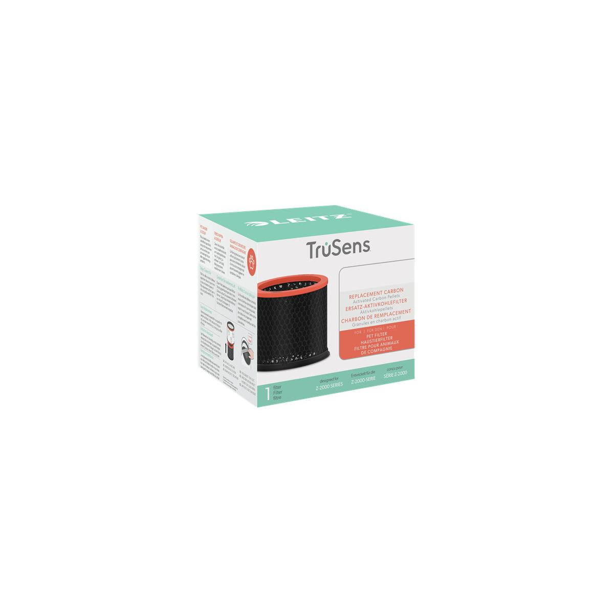 Verpackung eines TruSens Aktivkohlefilters für die Z-2000 Serie.