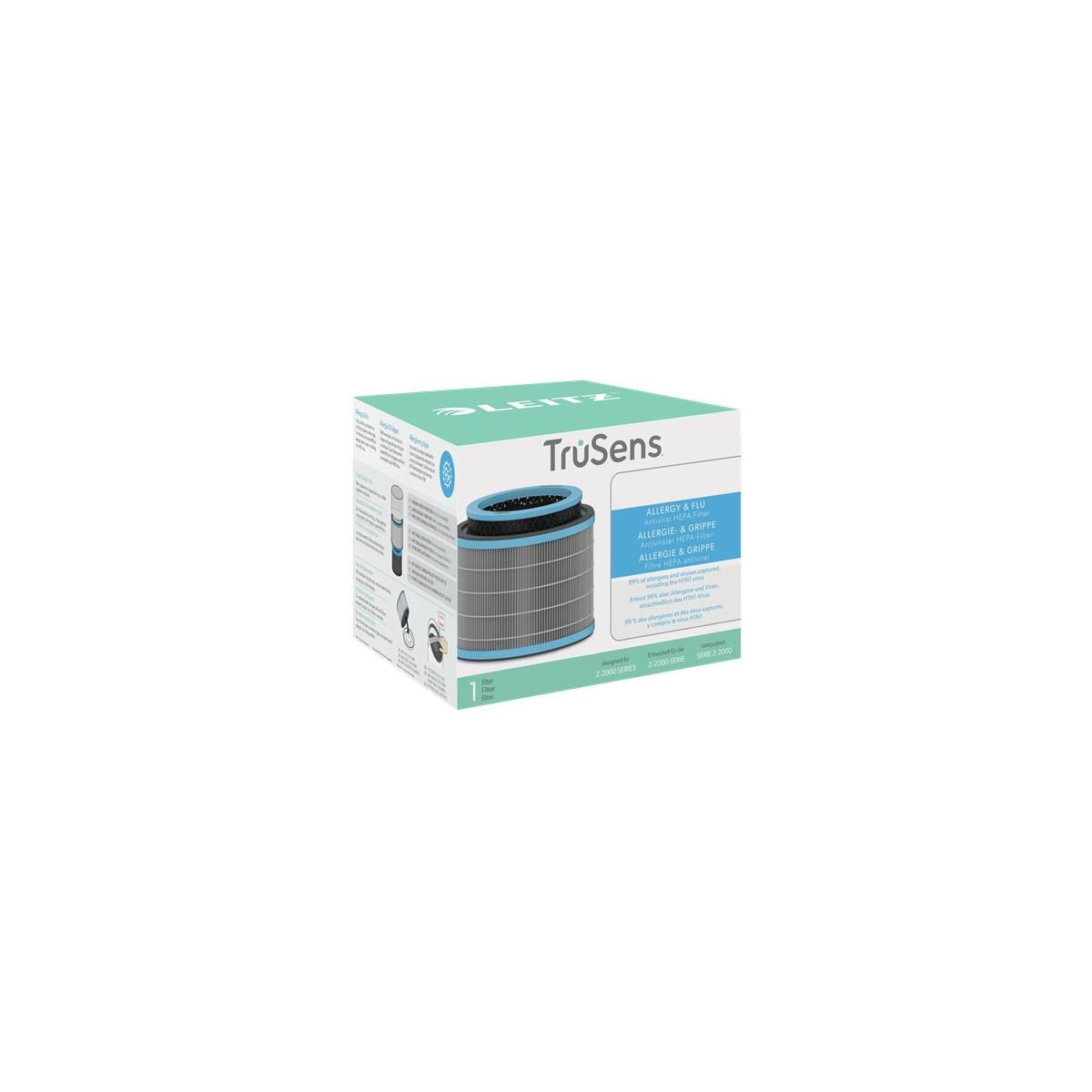 Verpackung eines TruSens Antiviral HEPA Filters für die Serie 2000.