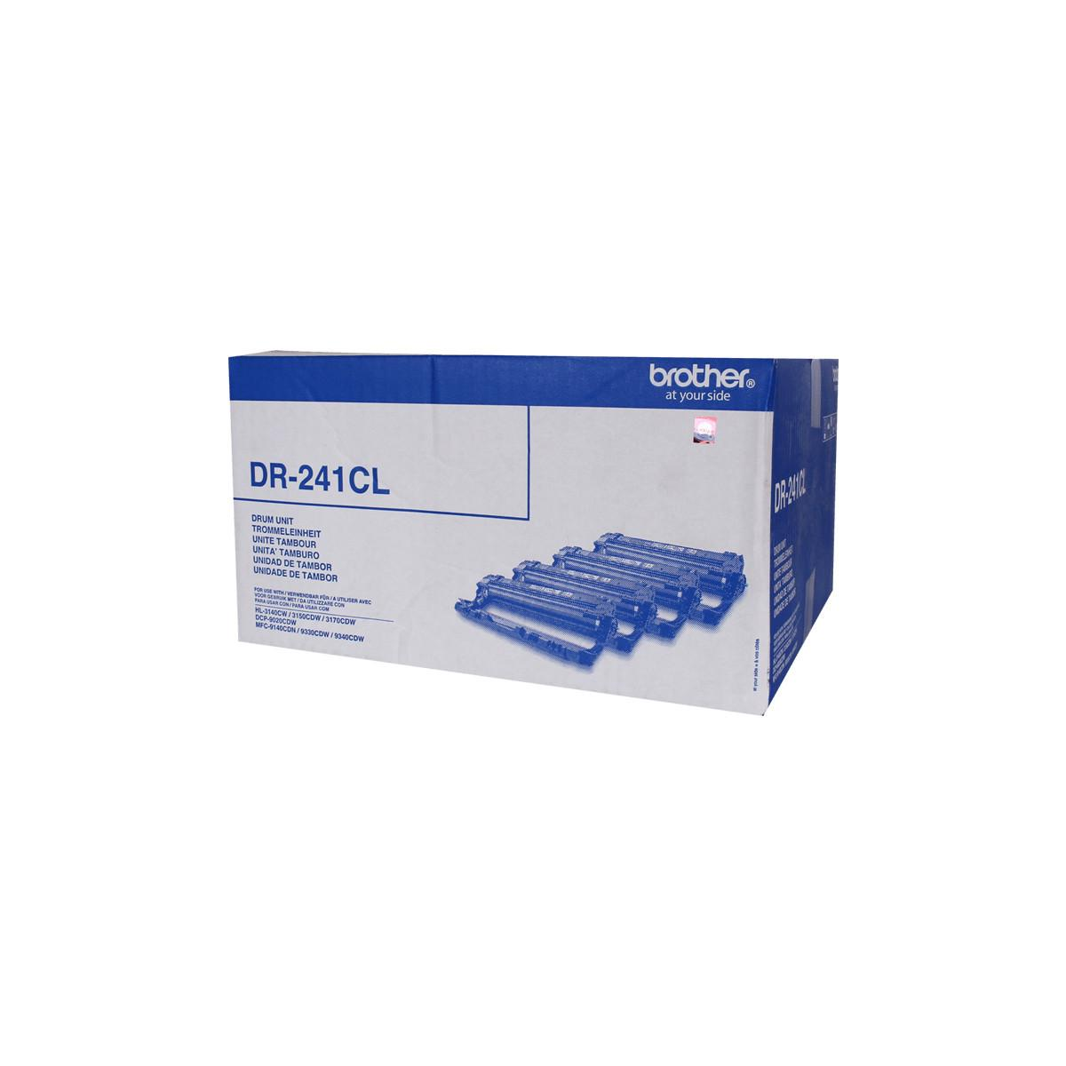 Verpackung für Brother DR-241CL Trommeleinheit mit vier einzelnen Trommeln.