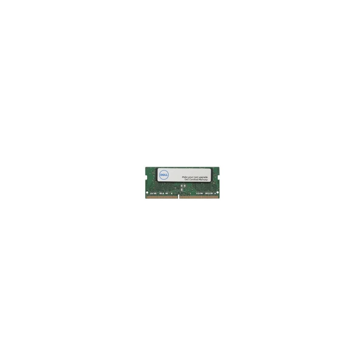 Scheda RAM Dell verde con testo.