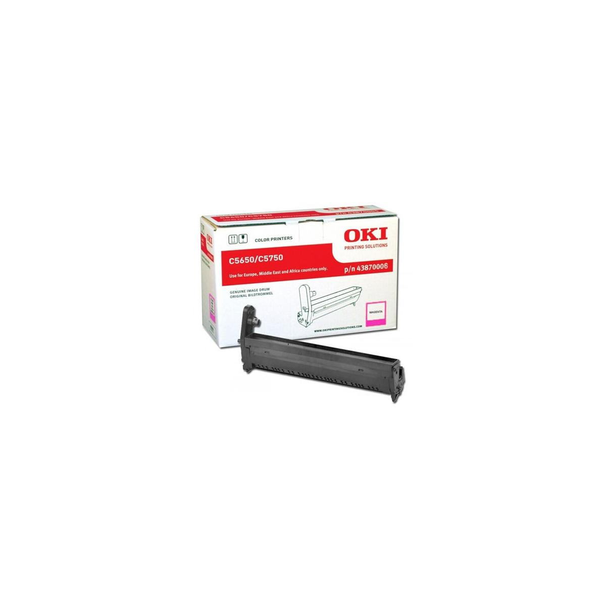 Tamburo immagine OKI C5650/C5750 Magenta con imballaggio.