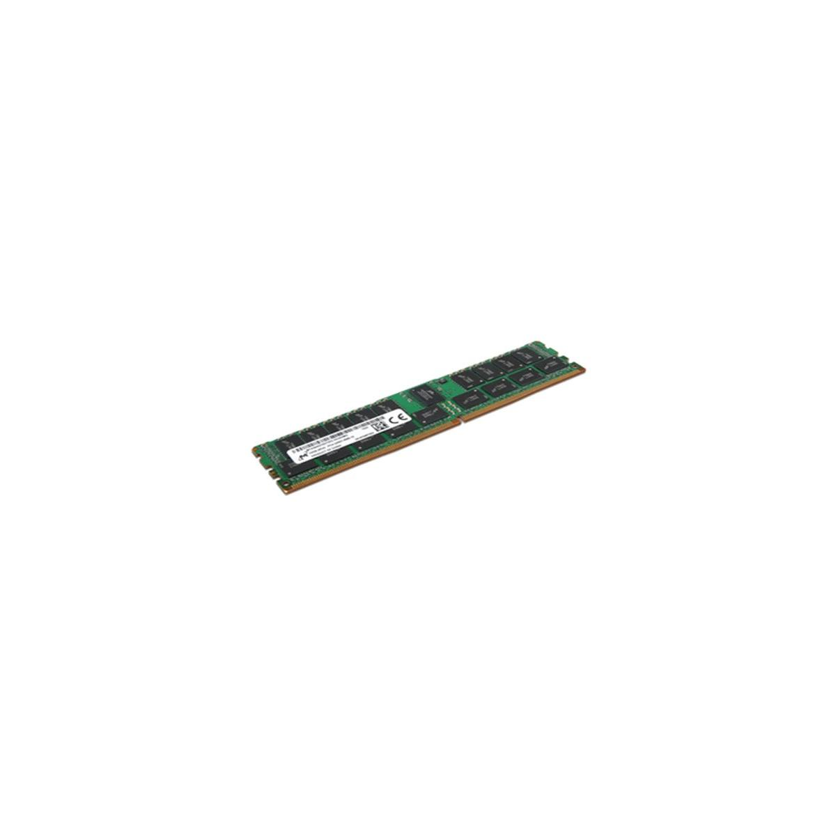 Una memoria RAM de computadora verde con chips negros y un conector dorado.