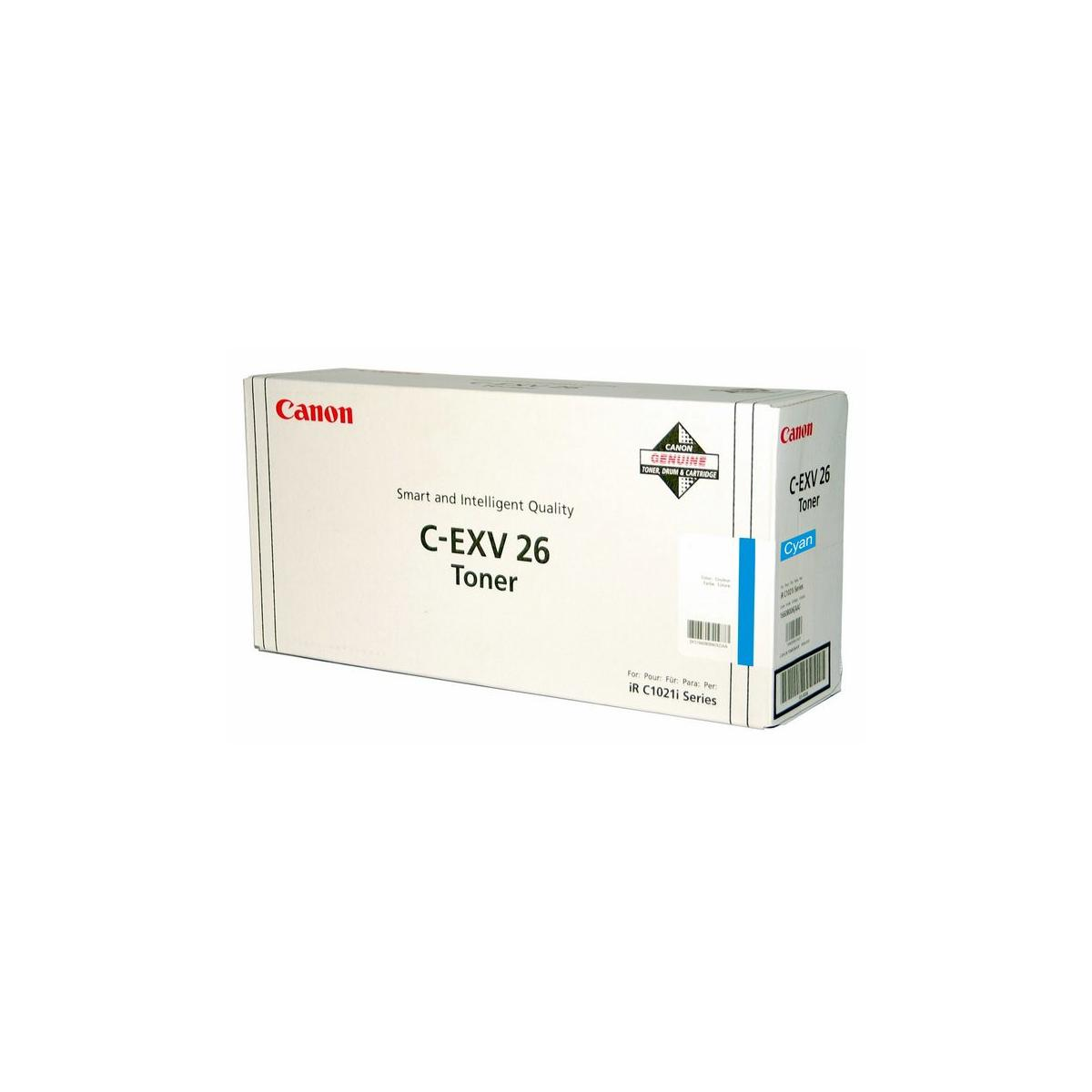 Cartuccia toner Canon C-EXV 26 Cyan per Serie IR C1021i.