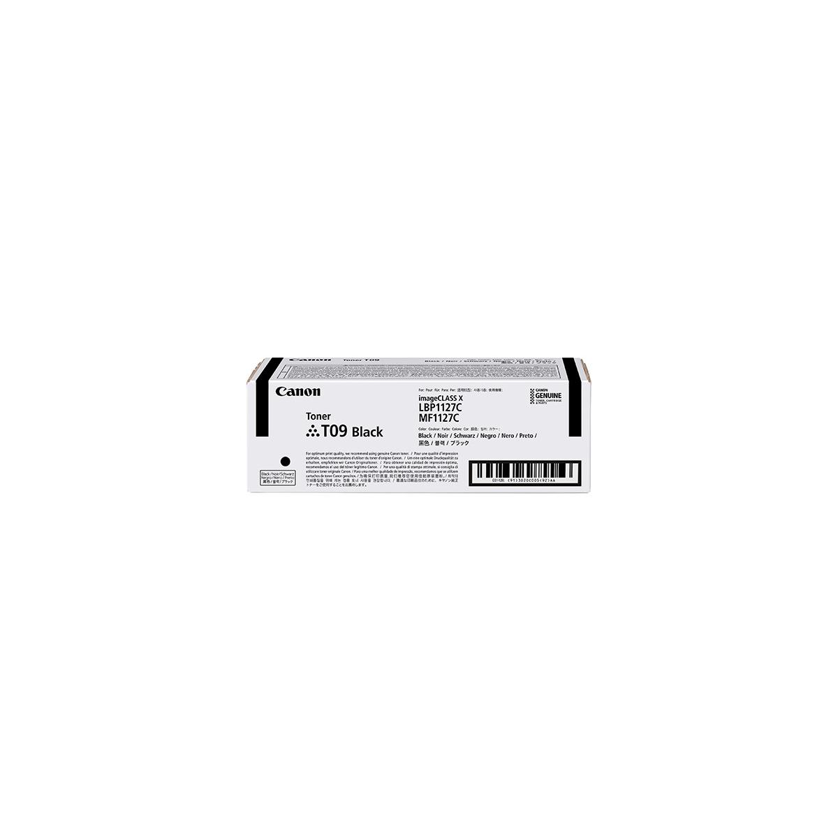 Toner Canon T09 Noir pour imageCLASS X LBP1127C MF1127C.