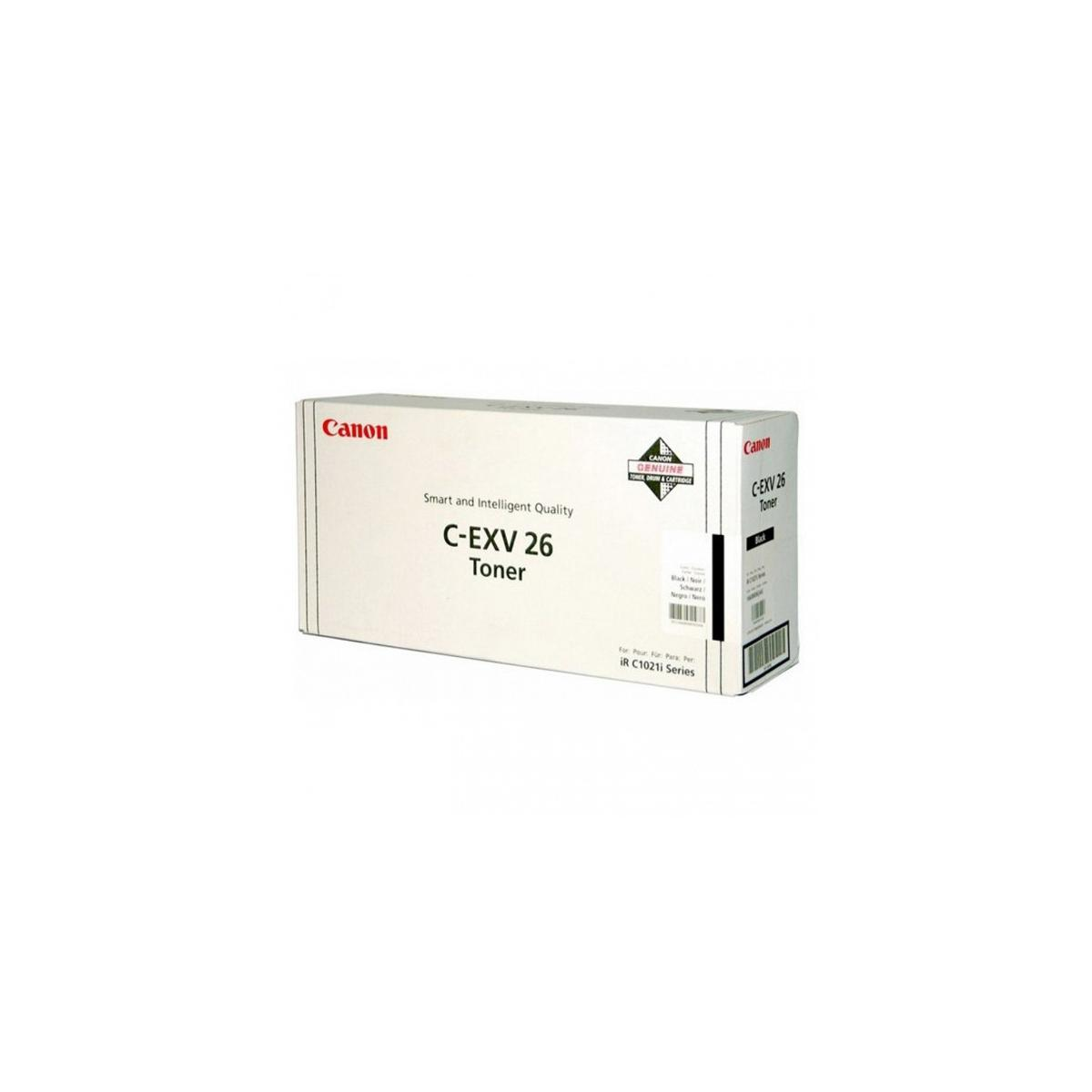 Scatola toner Canon C-EXV 26 per Serie IR C1021i, Nero.