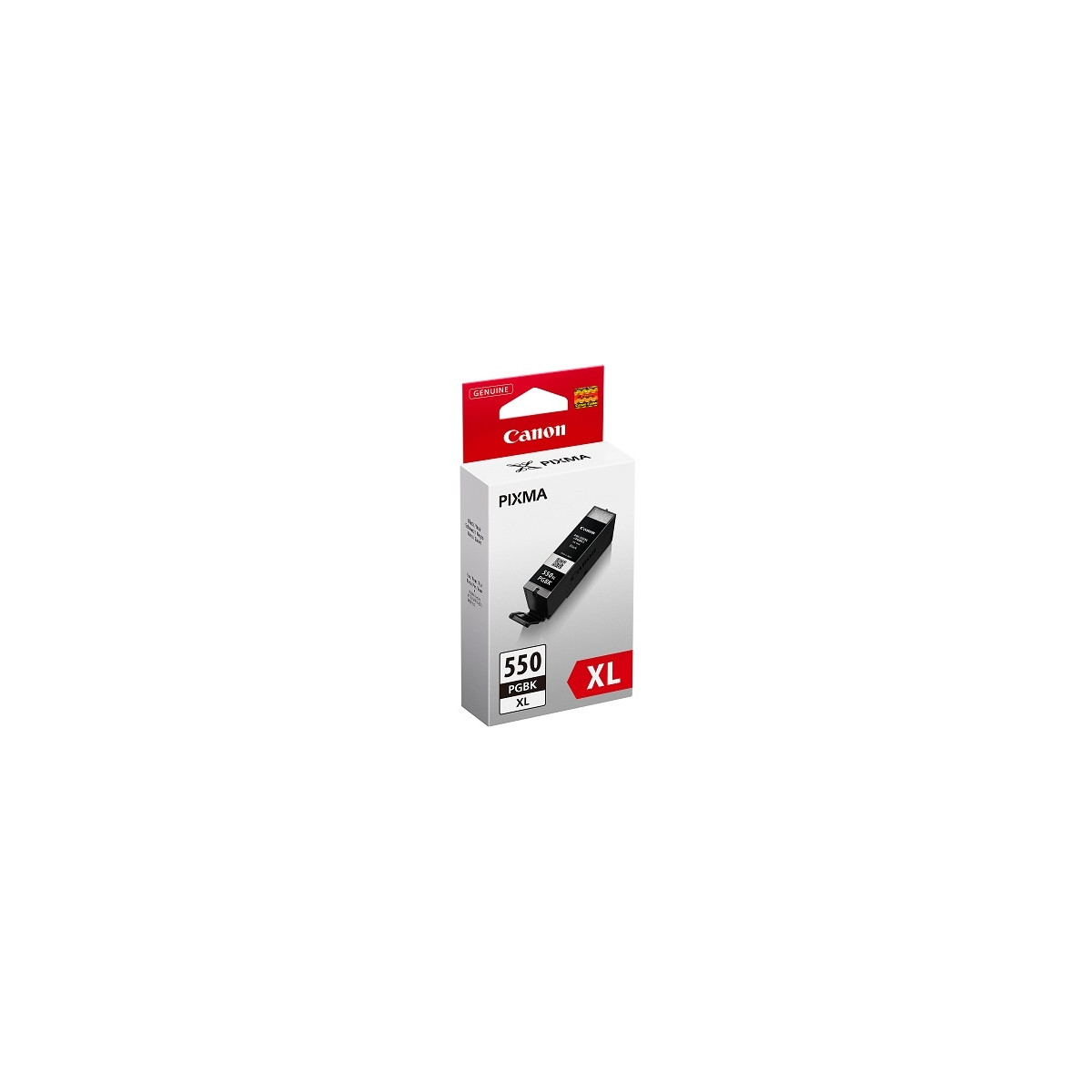 Cartuccia d'inchiostro Canon PIXMA 550 PGBK XL nella sua confezione originale.
