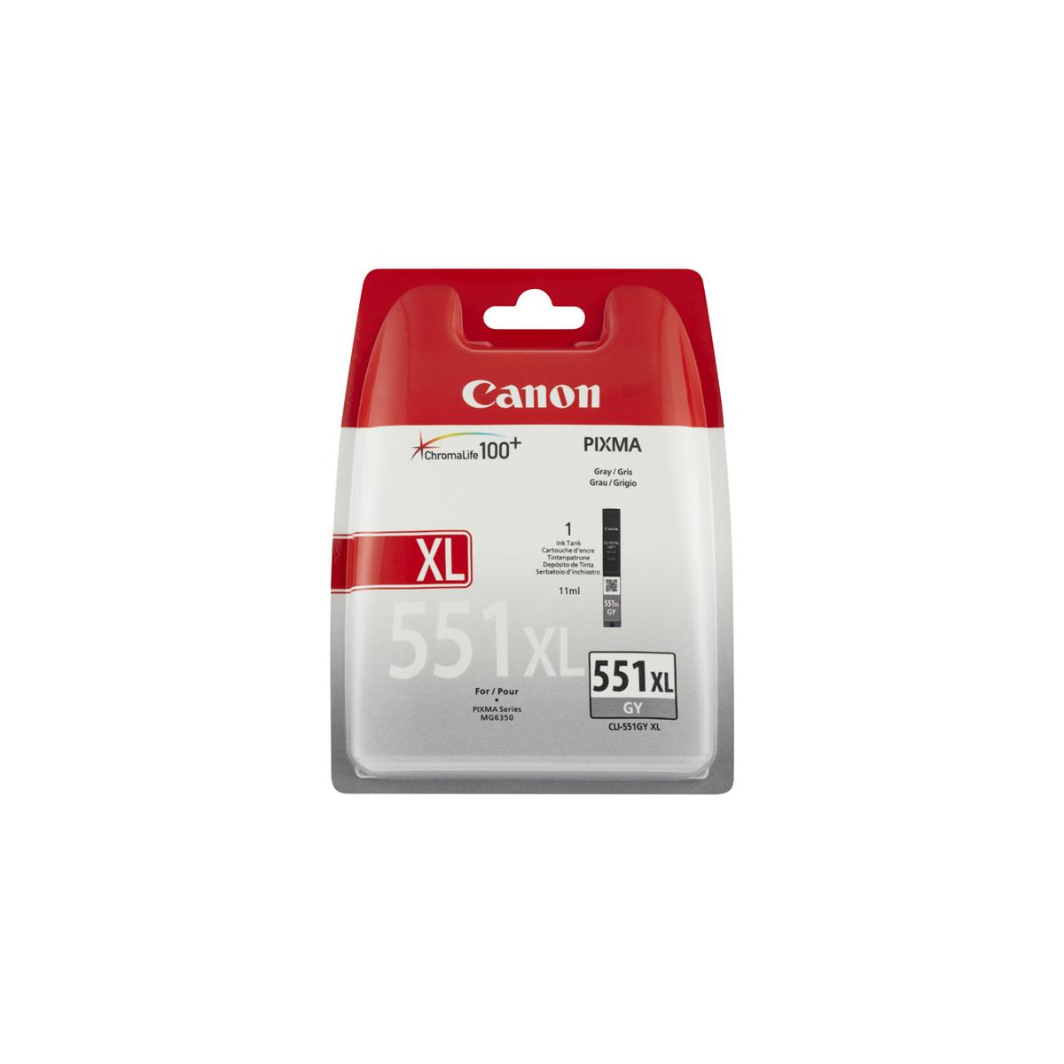 Cartuccia d'inchiostro Canon PIXMA XL, grigio, 551GY XL