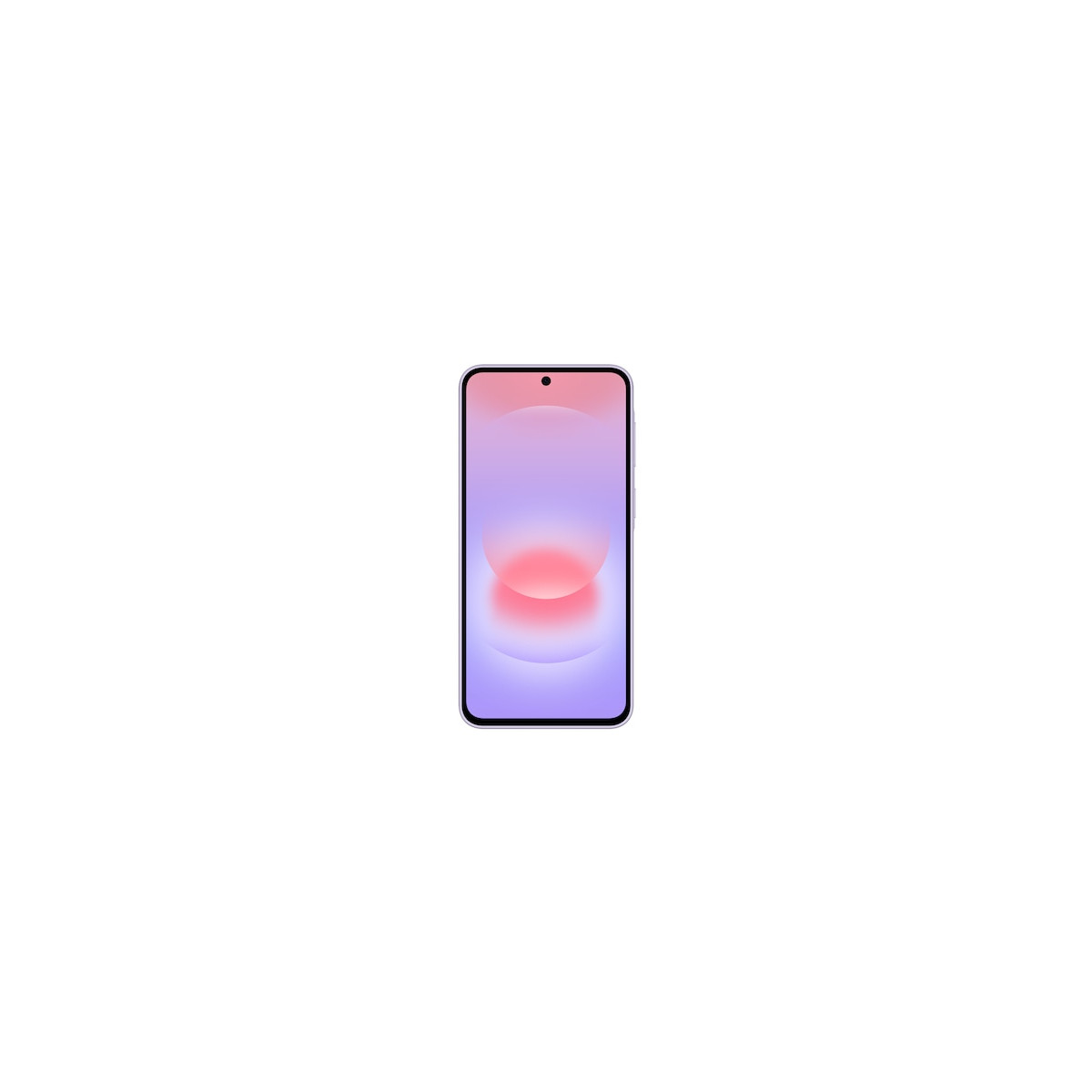 Ein modernes Smartphone mit einem rosa-lila Farbverlauf-Hintergrund.