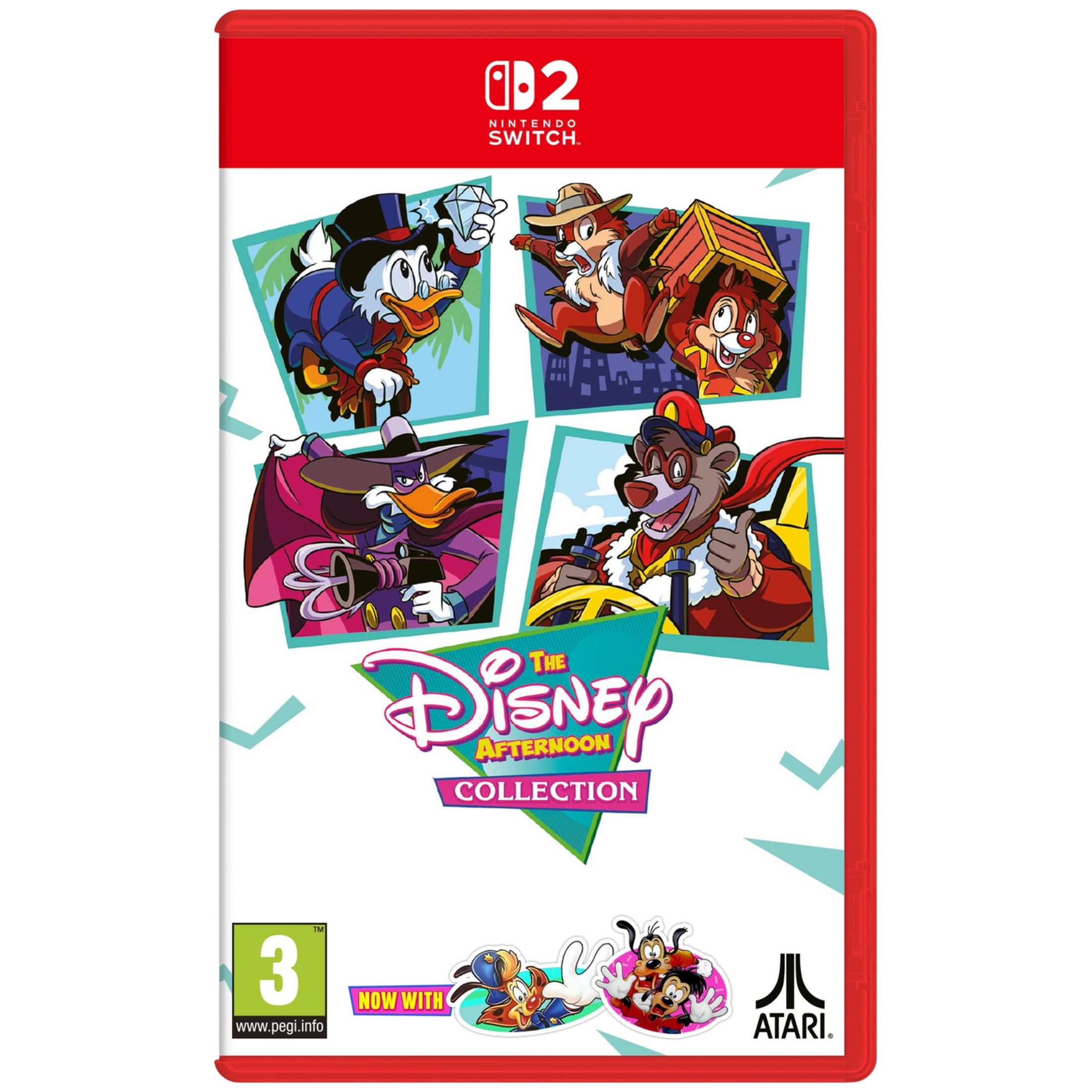 Copertina gioco Nintendo Switch con Paperon de' Paperoni, Cip e Ciop, Darkwing Duck e Baloo.