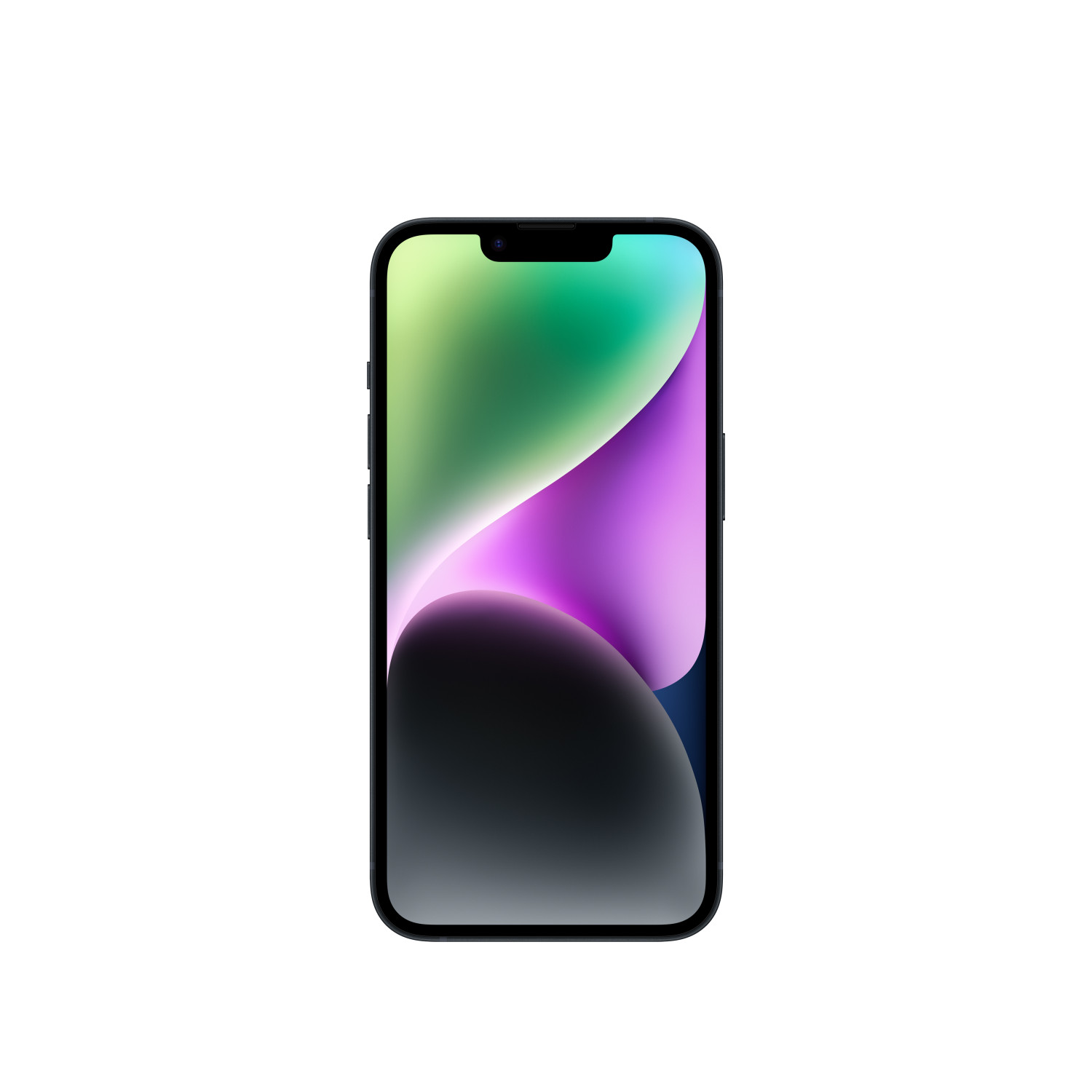 Uno smartphone moderno con uno sfondo astratto e colorato.