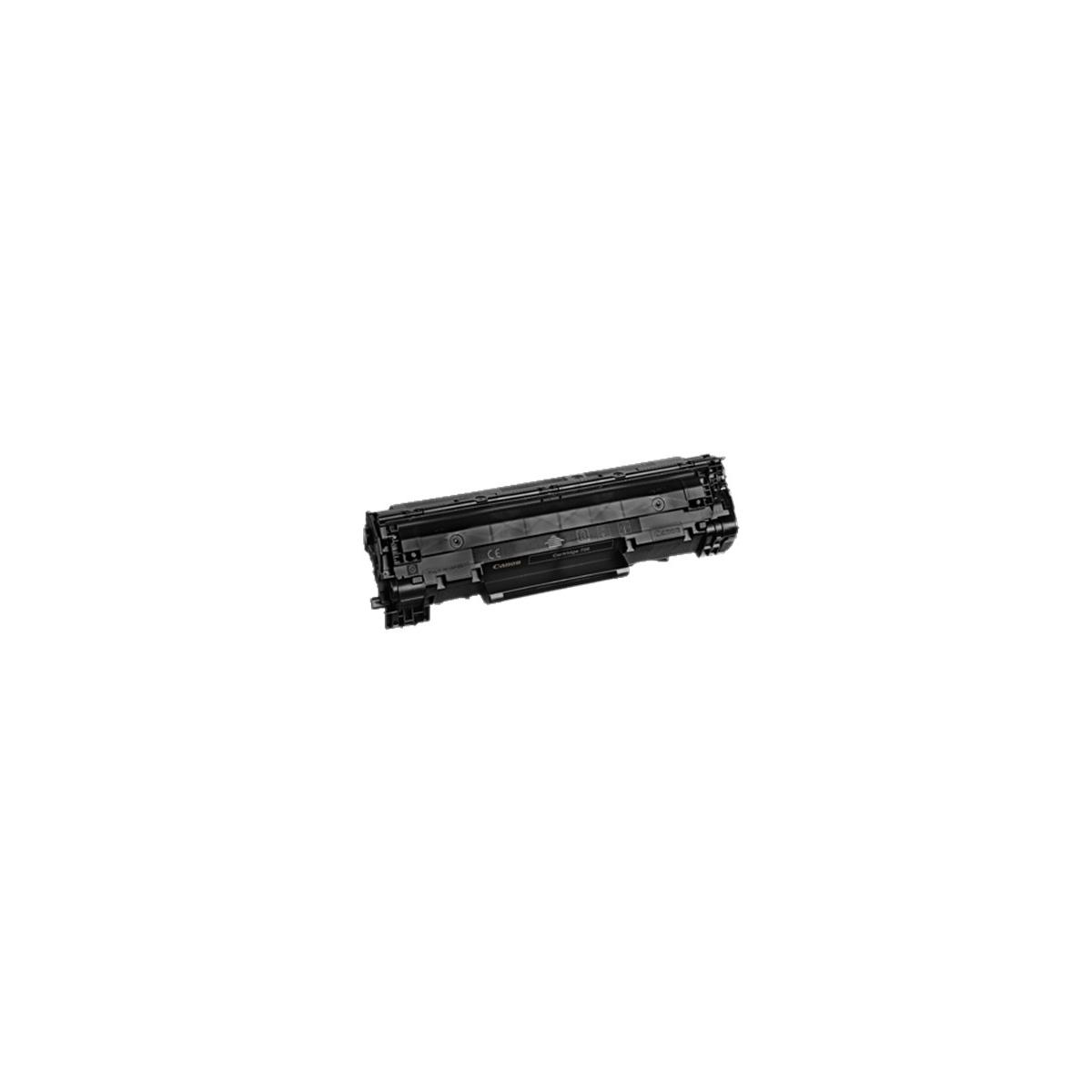 Siyah yazıcı toner kartuşu beyaz arka plan üzerinde gösteriliyor.