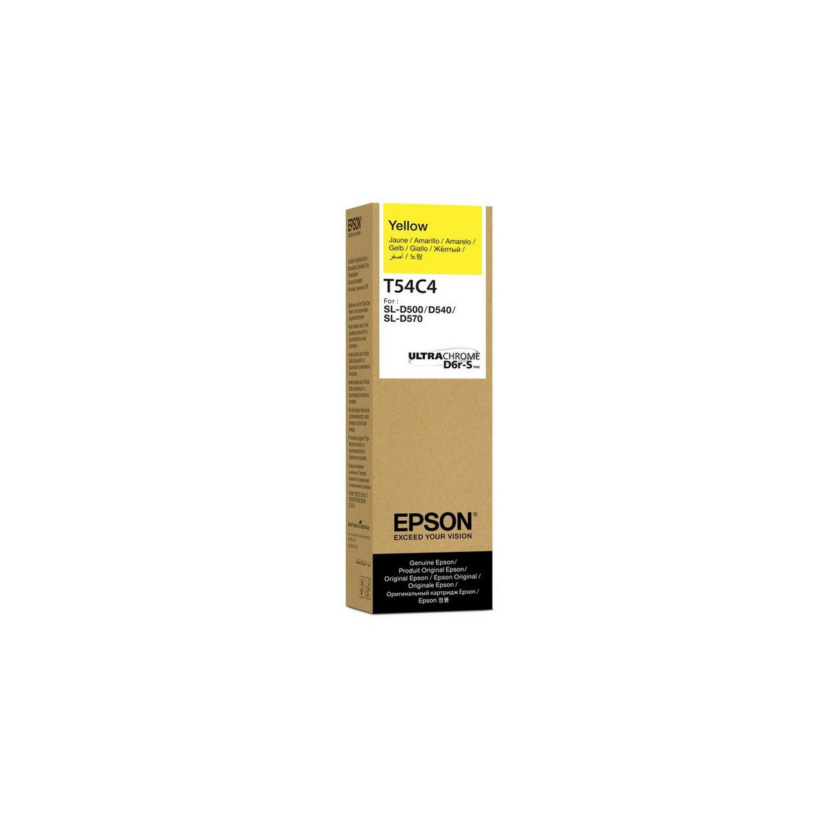 Inchiostro giallo Epson T54C4 per stampanti SL-D500/D540/SL-D570.