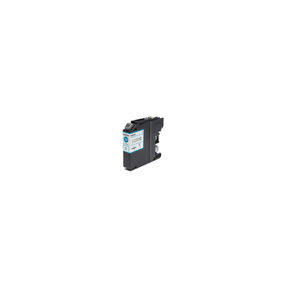 Een zwarte inktcartridge voor inkjetprinters met een blauw label.