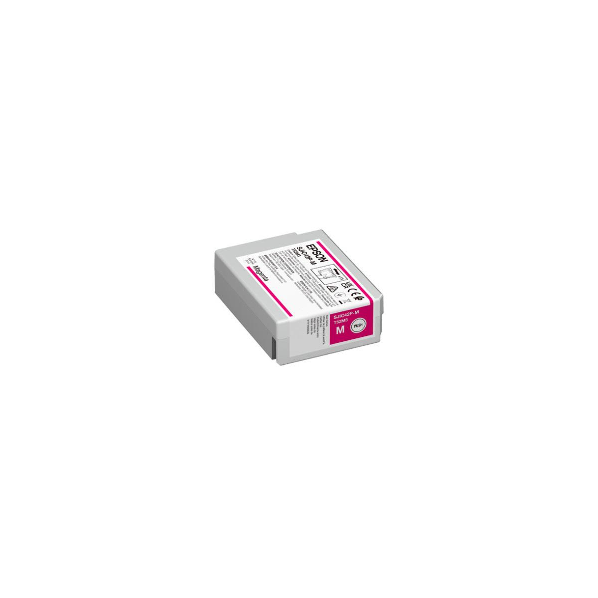 Cartouche d'encre Epson magenta modèle SJIC42P-M T52M3.