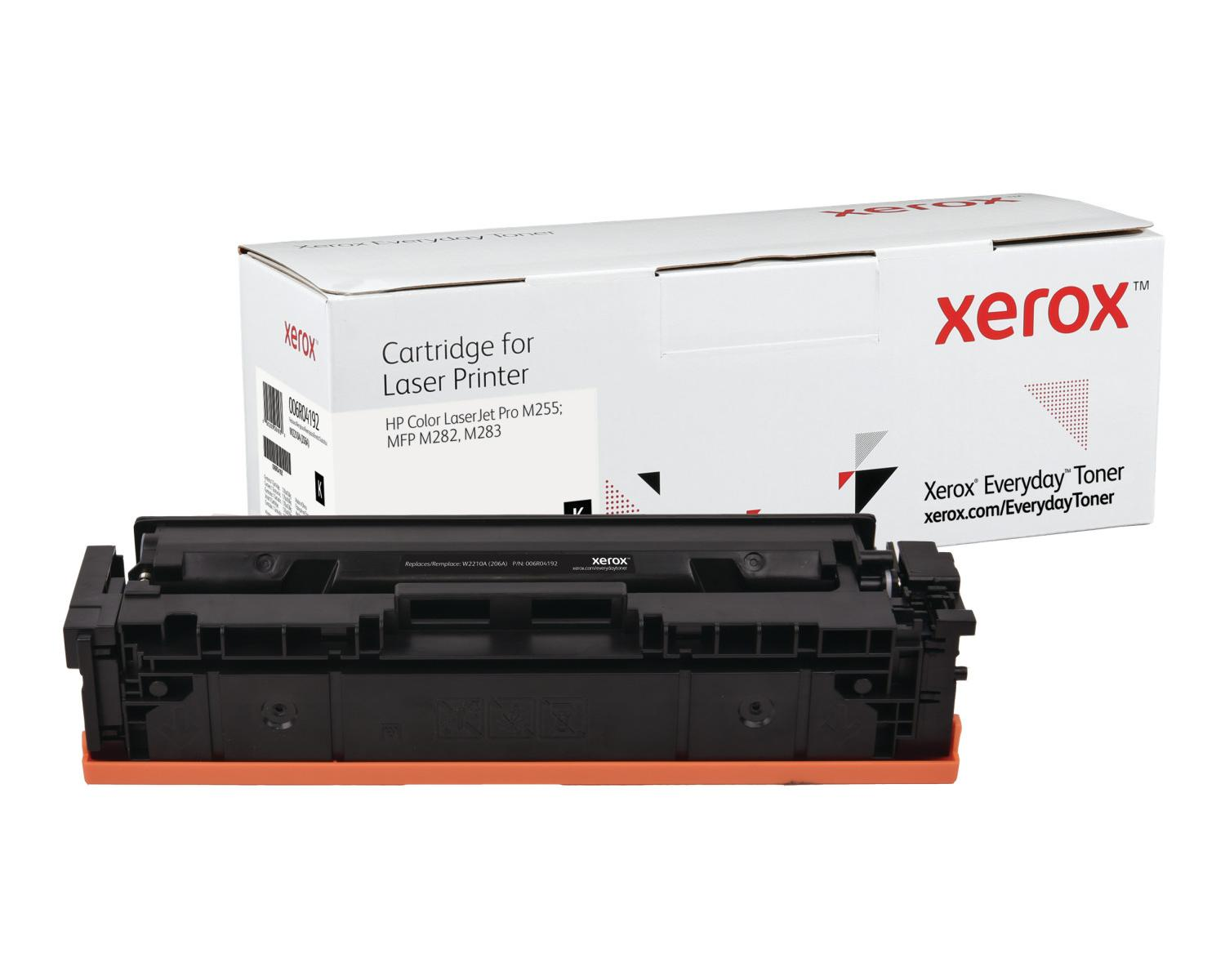 Toner Xerox do drukarki HP Color LaserJet Pro, w opakowaniu.