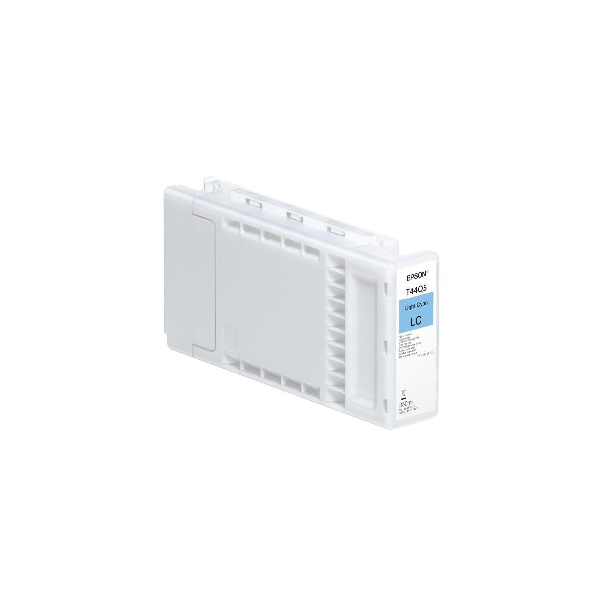 Biały tusz Epson, model T44Q5, kolor jasny cyjan.