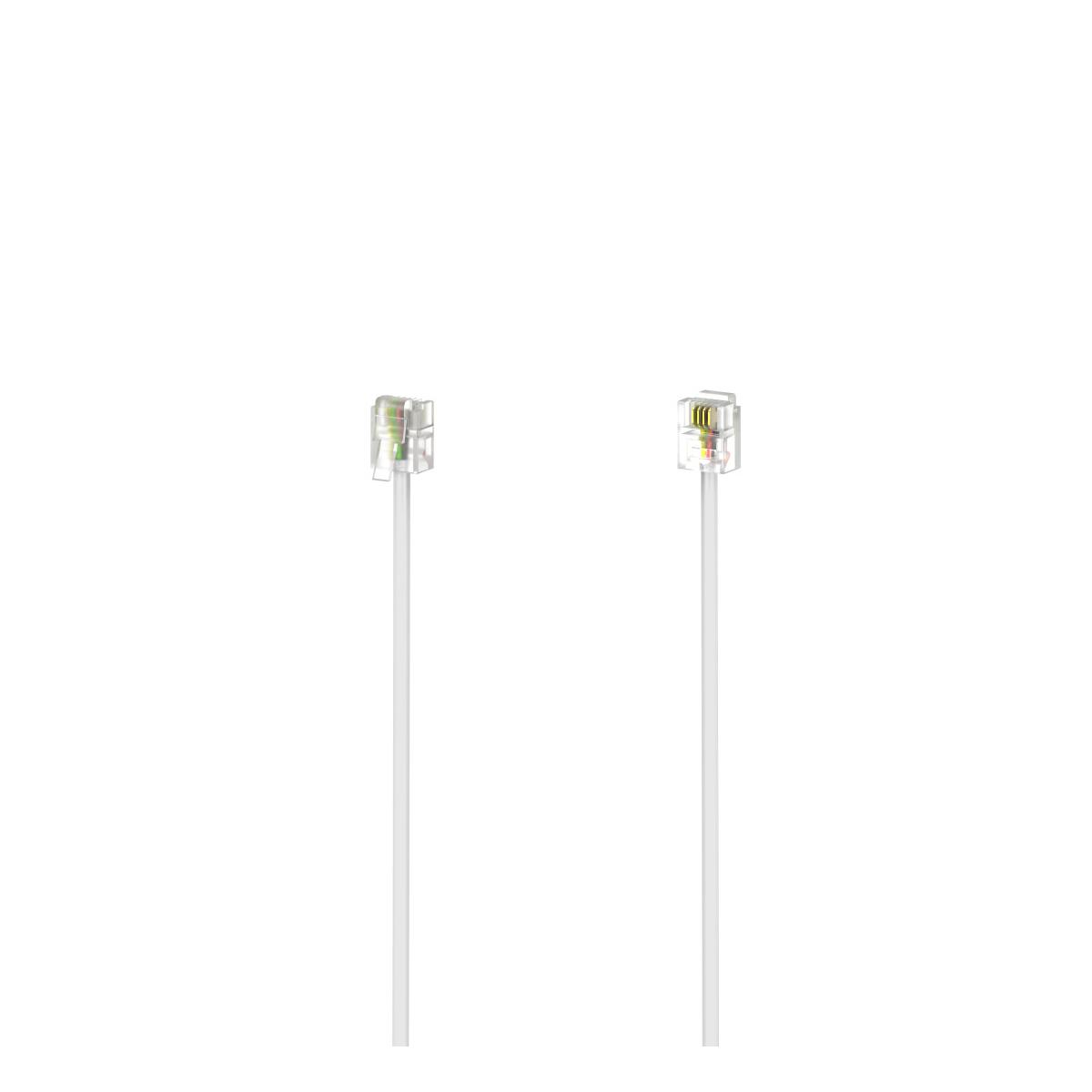 Zwei weiße Kabel mit transparenten Steckern auf weißem Hintergrund.