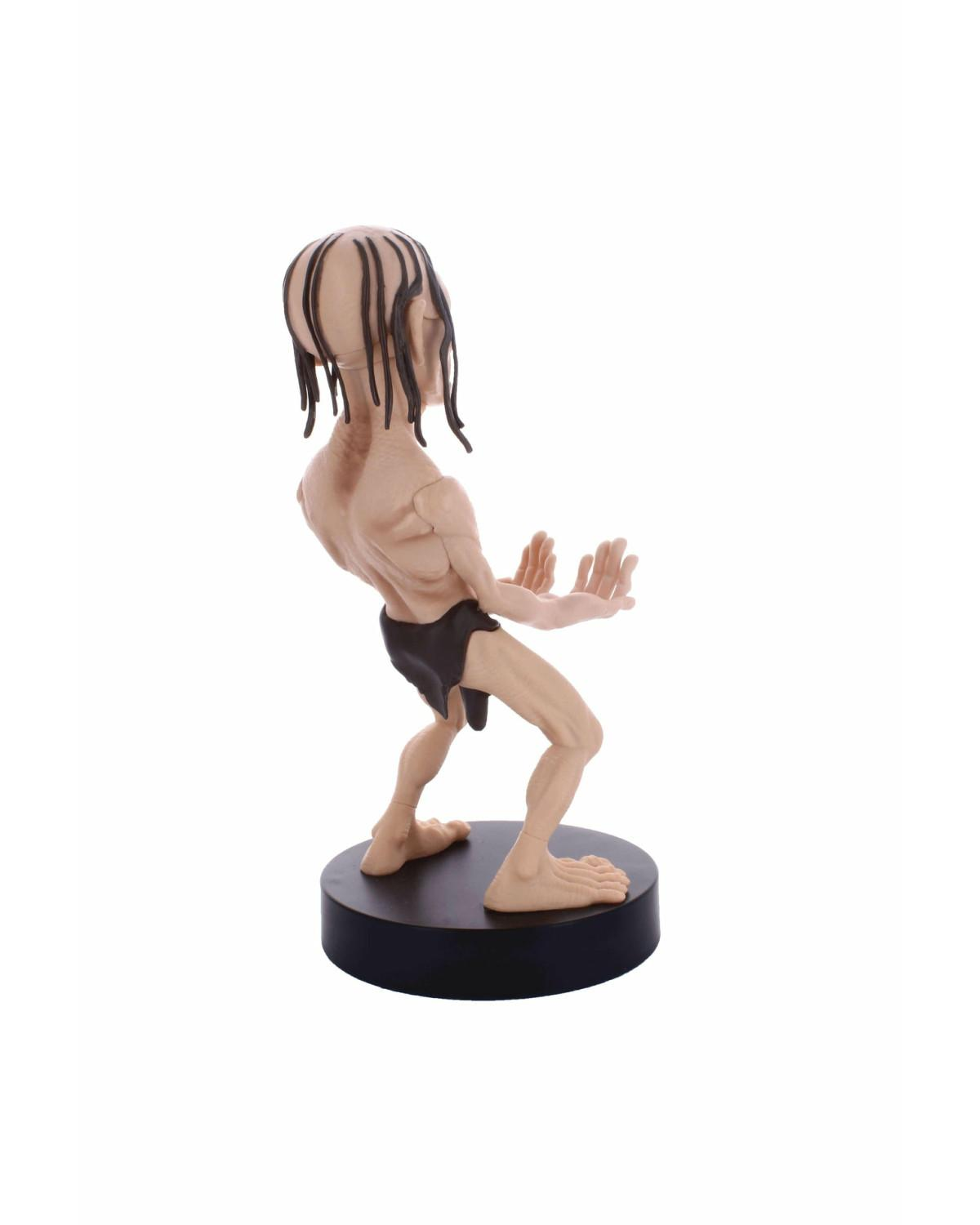 Una figura di Gollum su base nera, con torso nudo e perizoma scuro.