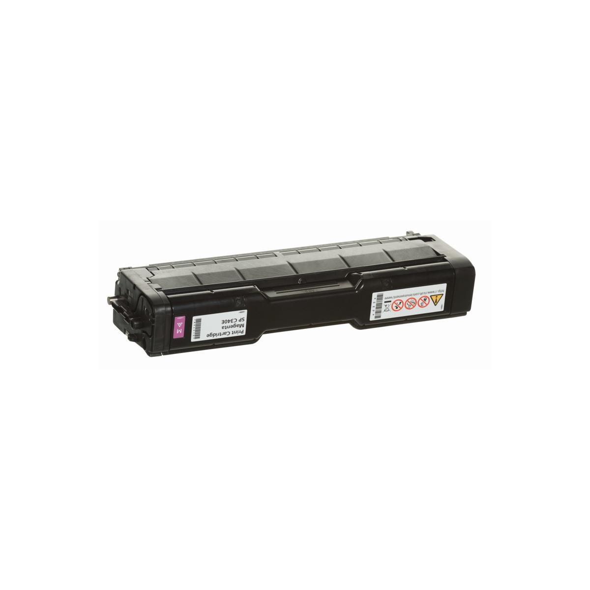 Schwarzer Laserdrucker-Toner, Magenta, Modell SP C320E.