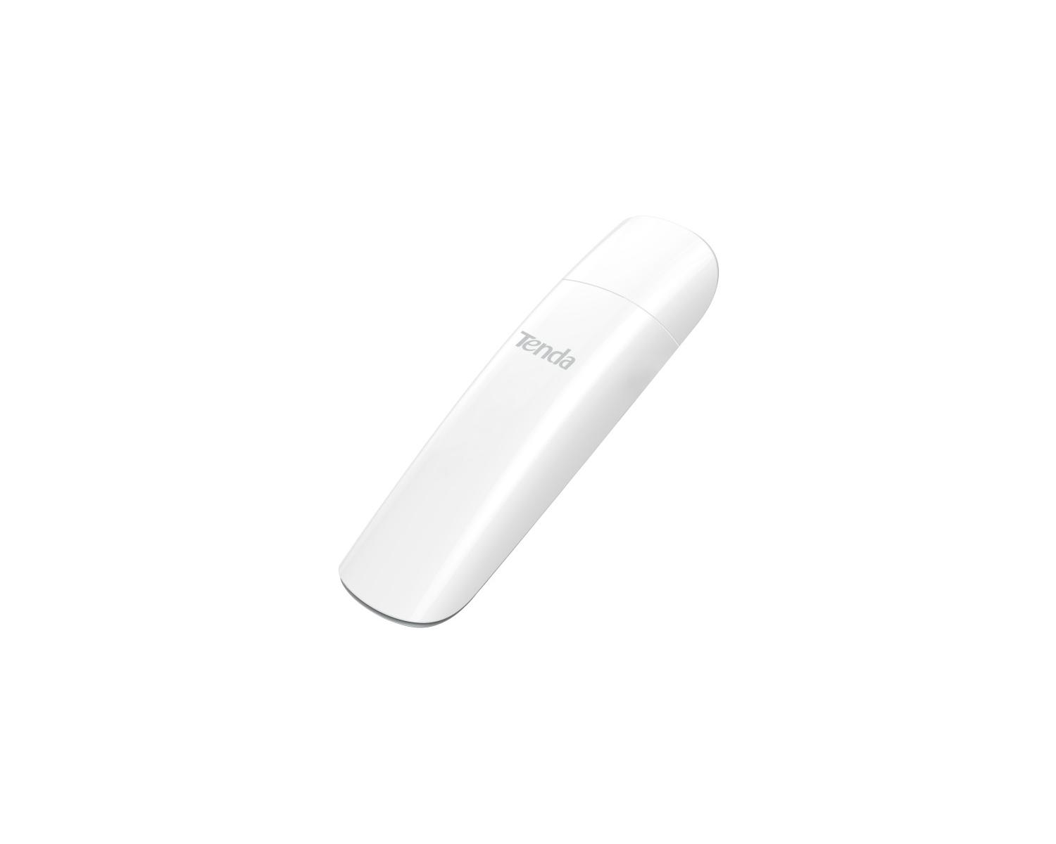 Beyaz Tenda USB bellek beyaz arka plan üzerinde.