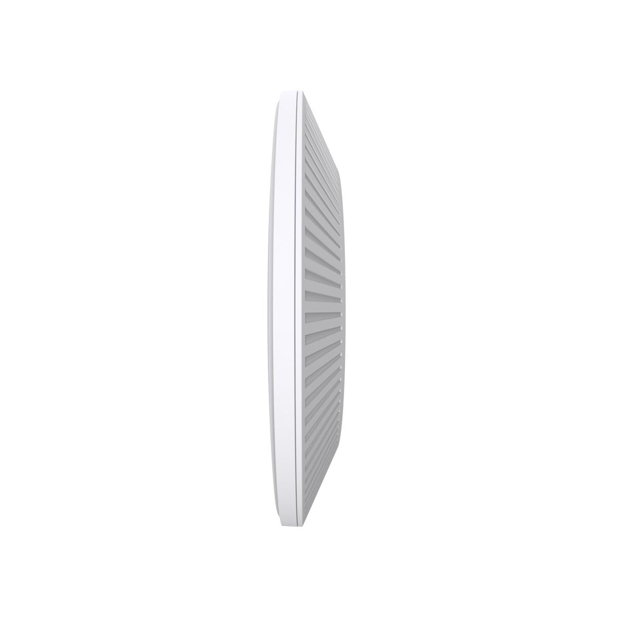 A white, ribbed disc with a white edge against a white background.