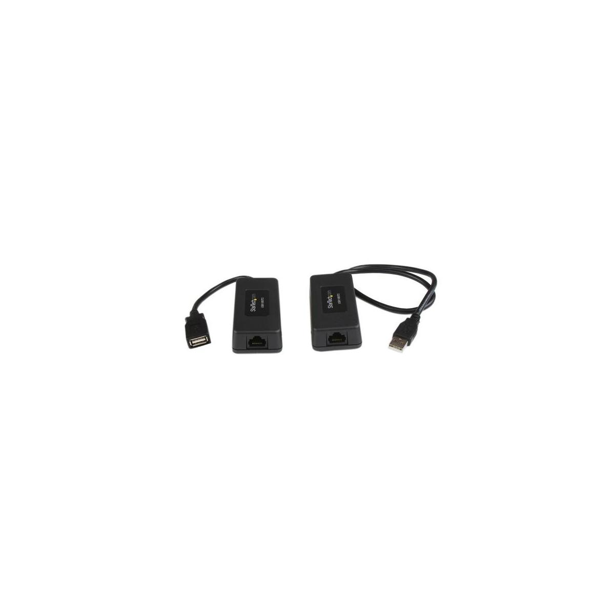 Due adattatori StarTech.com neri con porte USB e Ethernet su sfondo bianco.