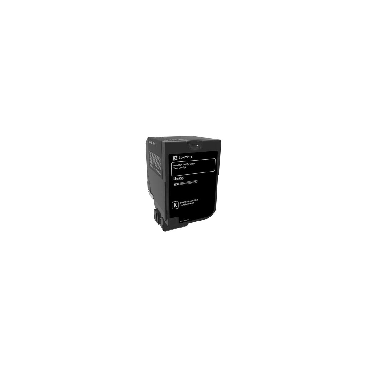 Cartucho tóner Lexmark negro alta capacidad con tecnología Unison.