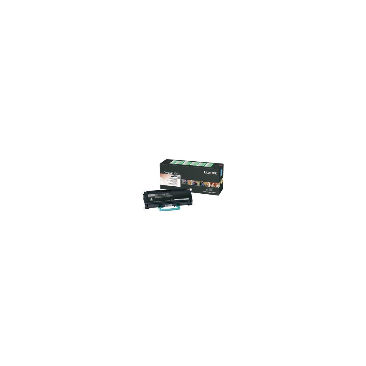 Lexmark tonercartridge met doos.