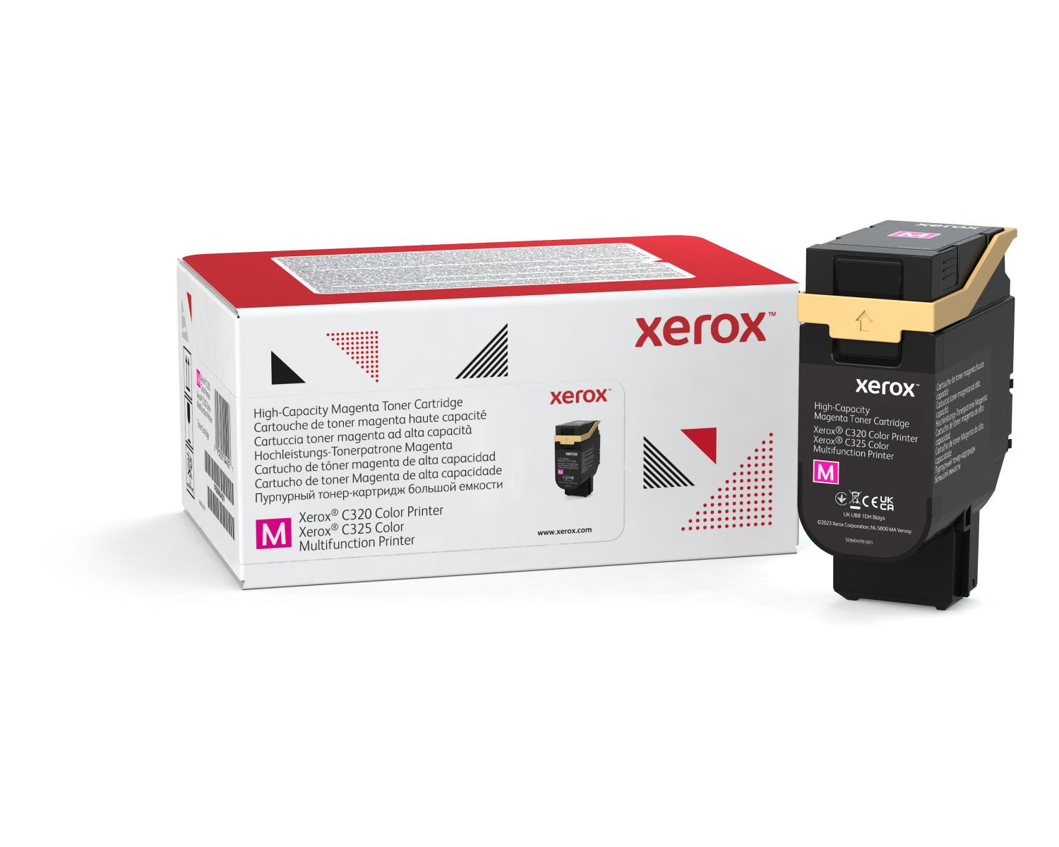 Kartonowy wkład Xerox Magenta do drukarek C320/C325.
