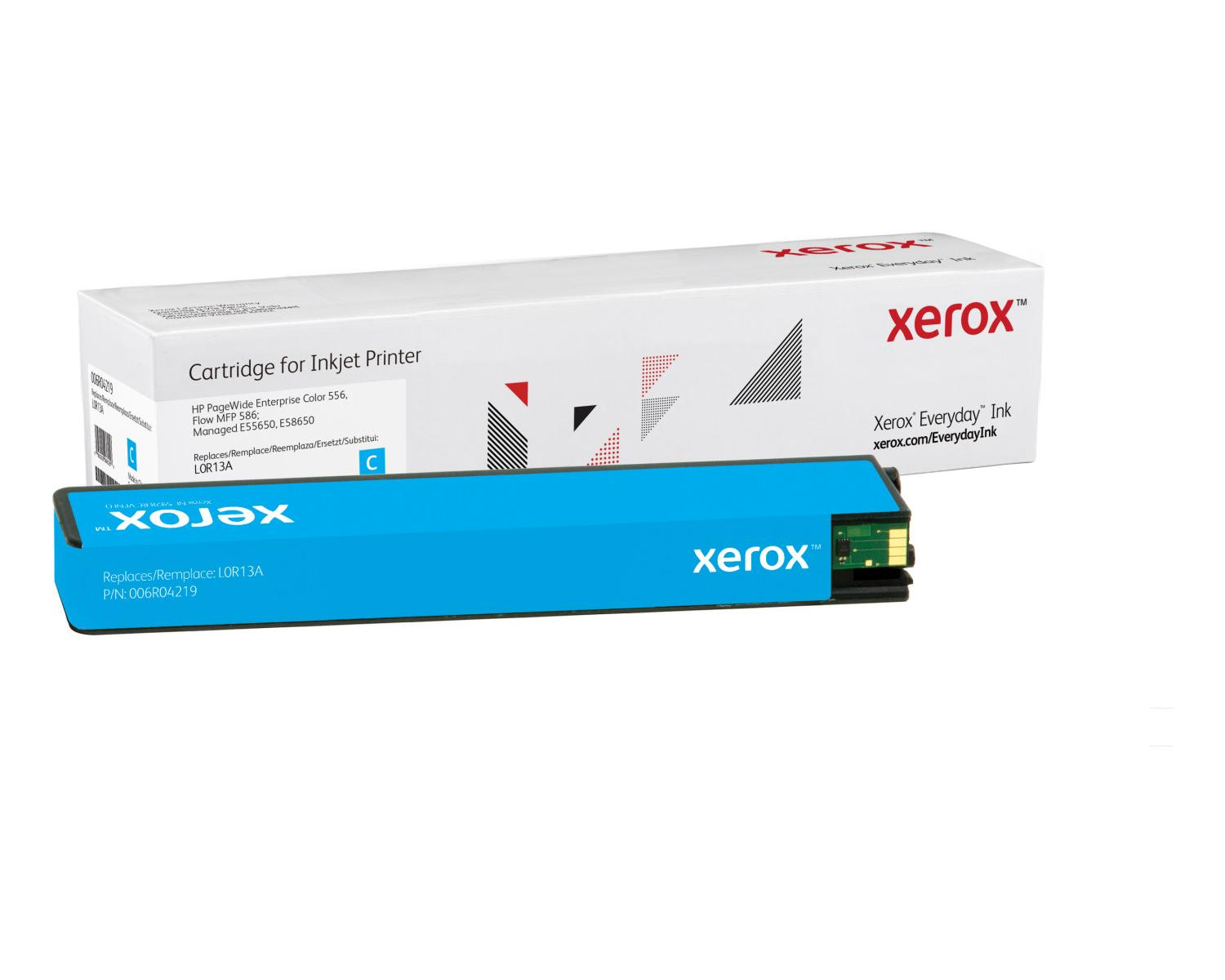 Tusz Xerox do HP PageWide Enterprise Color 556, kolor niebieski.