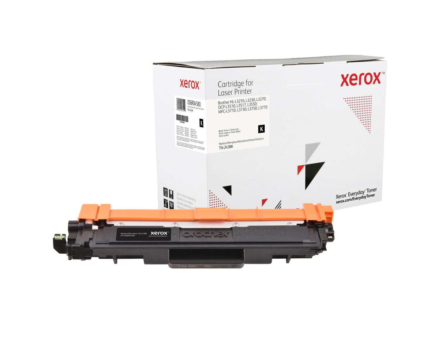 Cartouche de toner Xerox noir pour imprimantes laser, avec boîte.