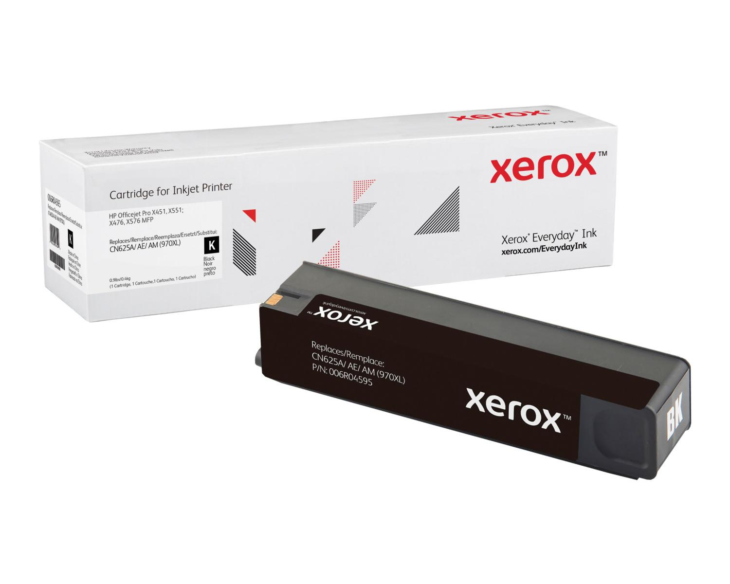 Cartuccia d'inchiostro nera Xerox per stampanti HP Officejet Pro.