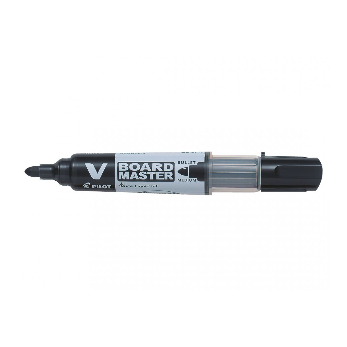 Ein schwarzer Boardmarker mit der Aufschrift 'BOARD MASTER' und 'PILOT'.
