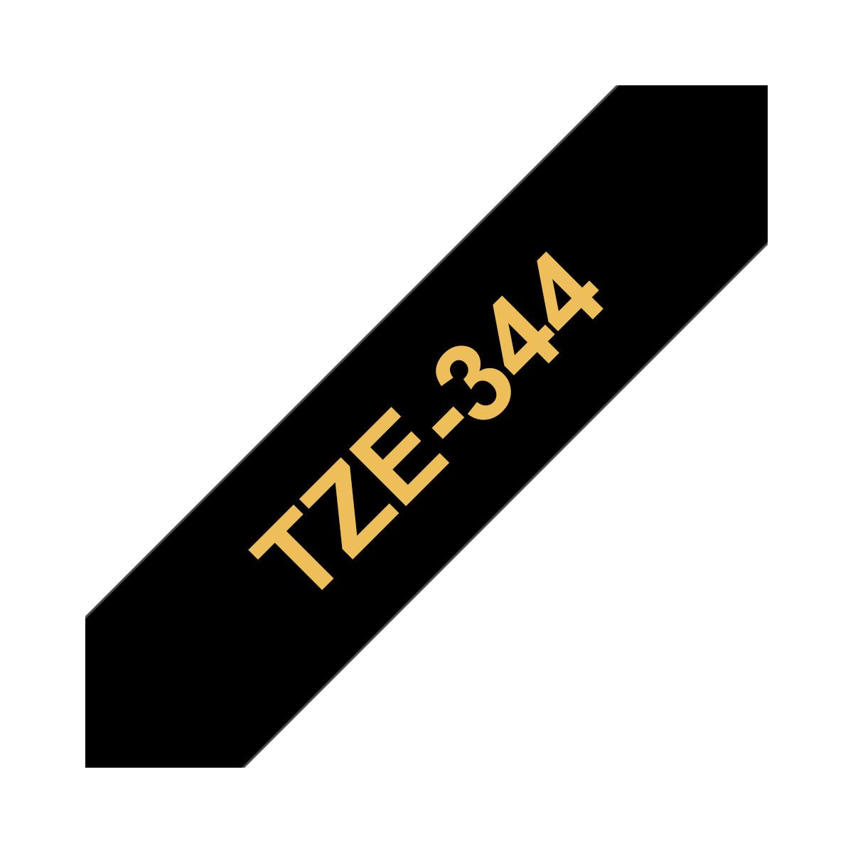 Schwarzes Band mit goldener Schrift TZ-344.
