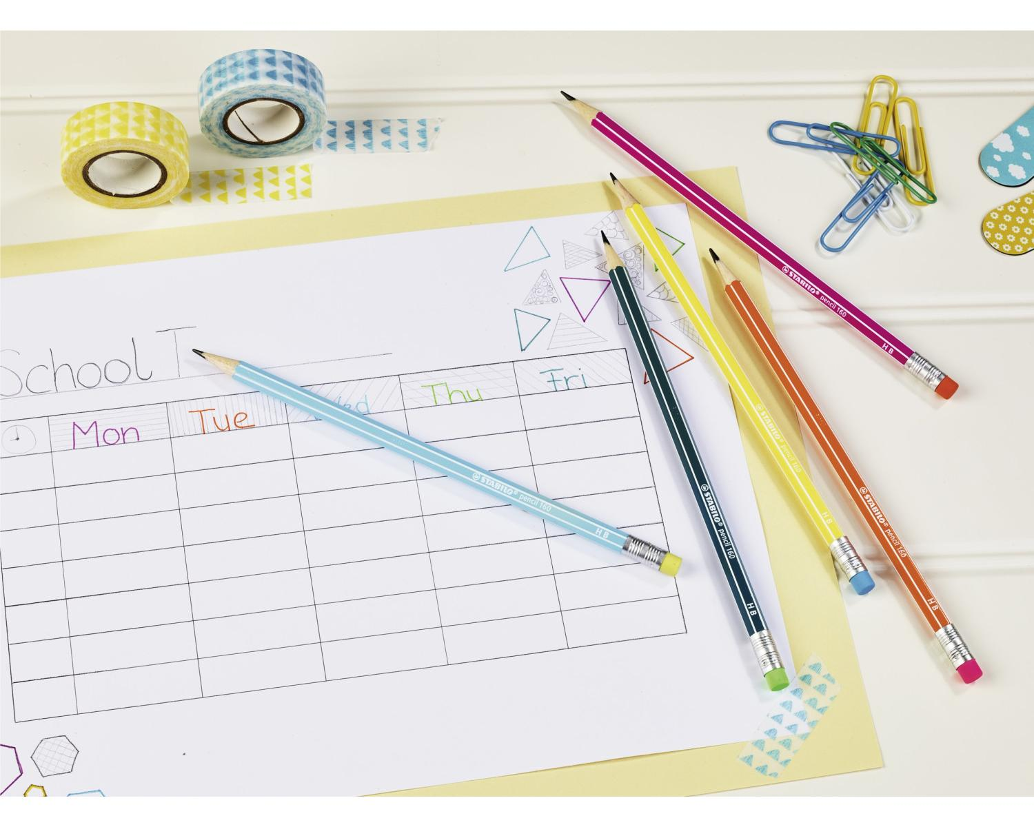 STABILO 2160/03-HB Bleistift Orange | SATURN