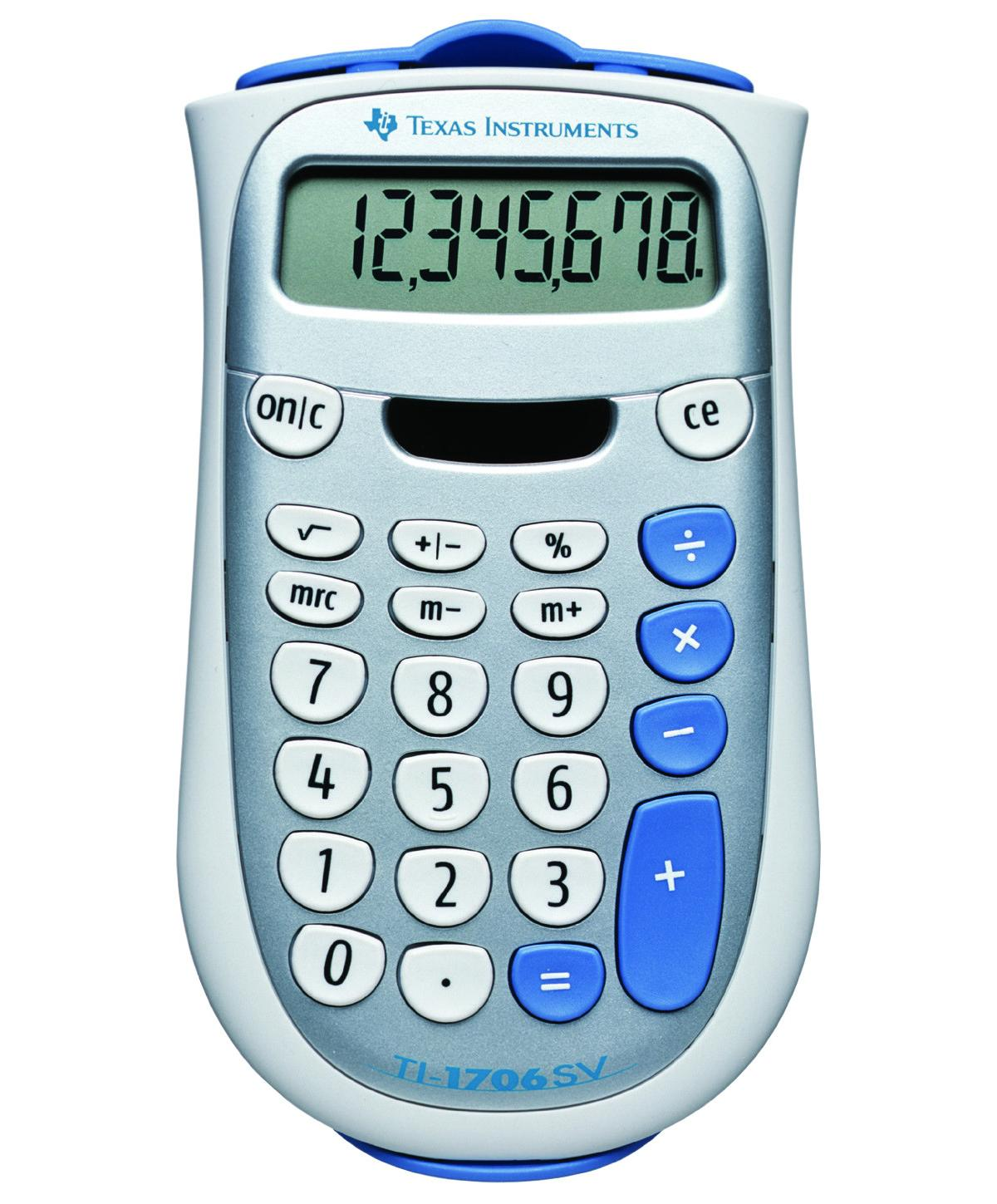 Une calculatrice Texas Instruments affichant des chiffres et des fonctions.
