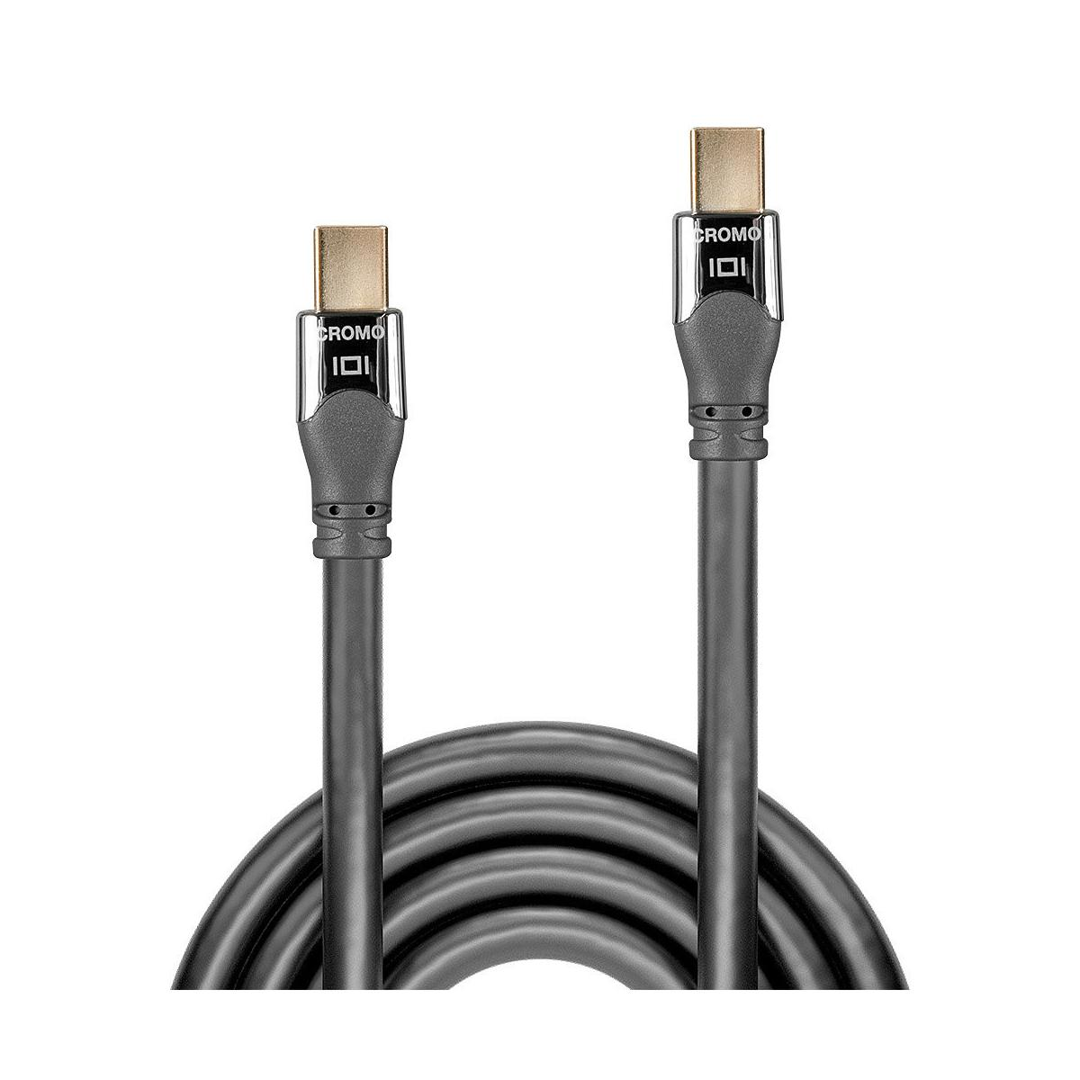 Due cavi USB-C grigi con connettori dorati disposti su sfondo bianco.