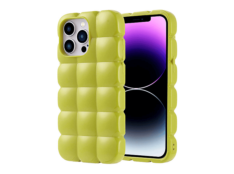 LOPARD iPhone 14 Pro Max Uyumlu Parlak Esnek Silikon Dom Dom Kapak Telefon Kılıfı Çok Renkli