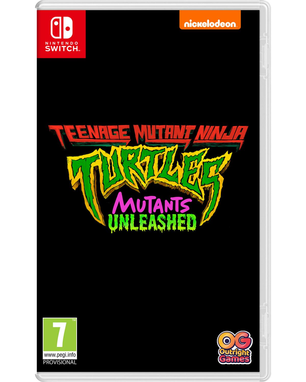 Custodia Nintendo Switch con il logo Teenage Mutant Ninja Turtles Mutants Unleashed.