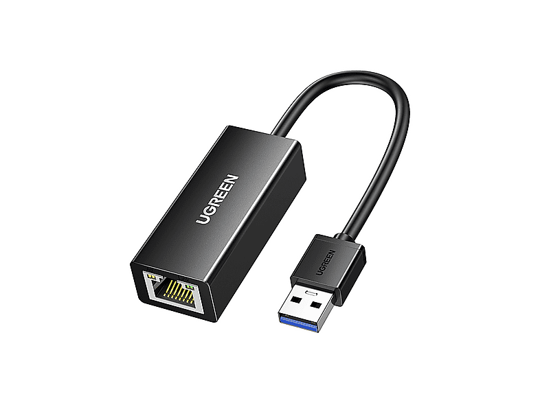 UGREEN USB 3.0/1000 Mbps RJ45 20256 Ethernet Adaptörü Siyah