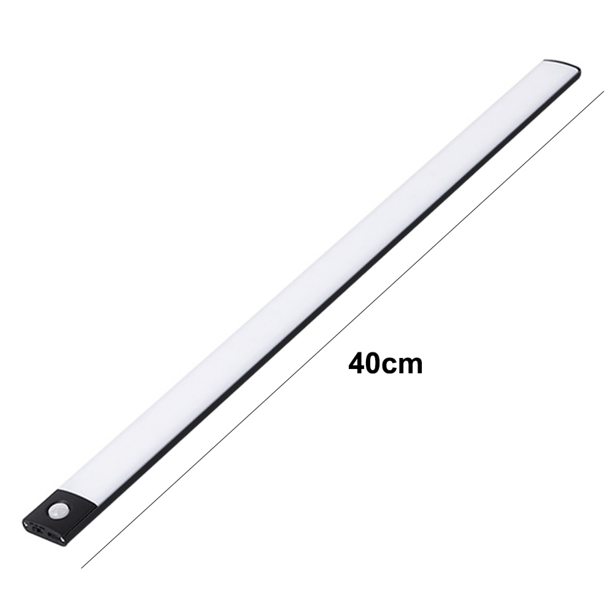 40cm lange LED-Leiste mit Bewegungssensor und USB-Anschluss.
