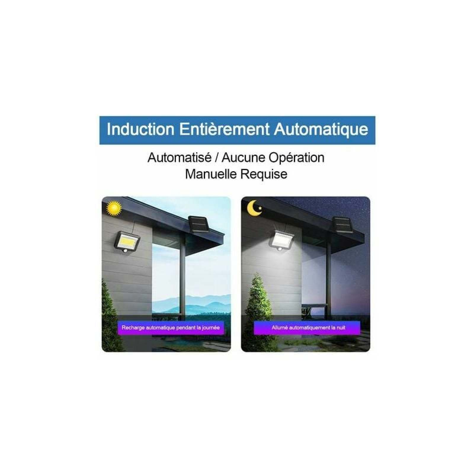 Solarleuchte: Tagsüber Aufladung, nachts automatisch beleuchtet.