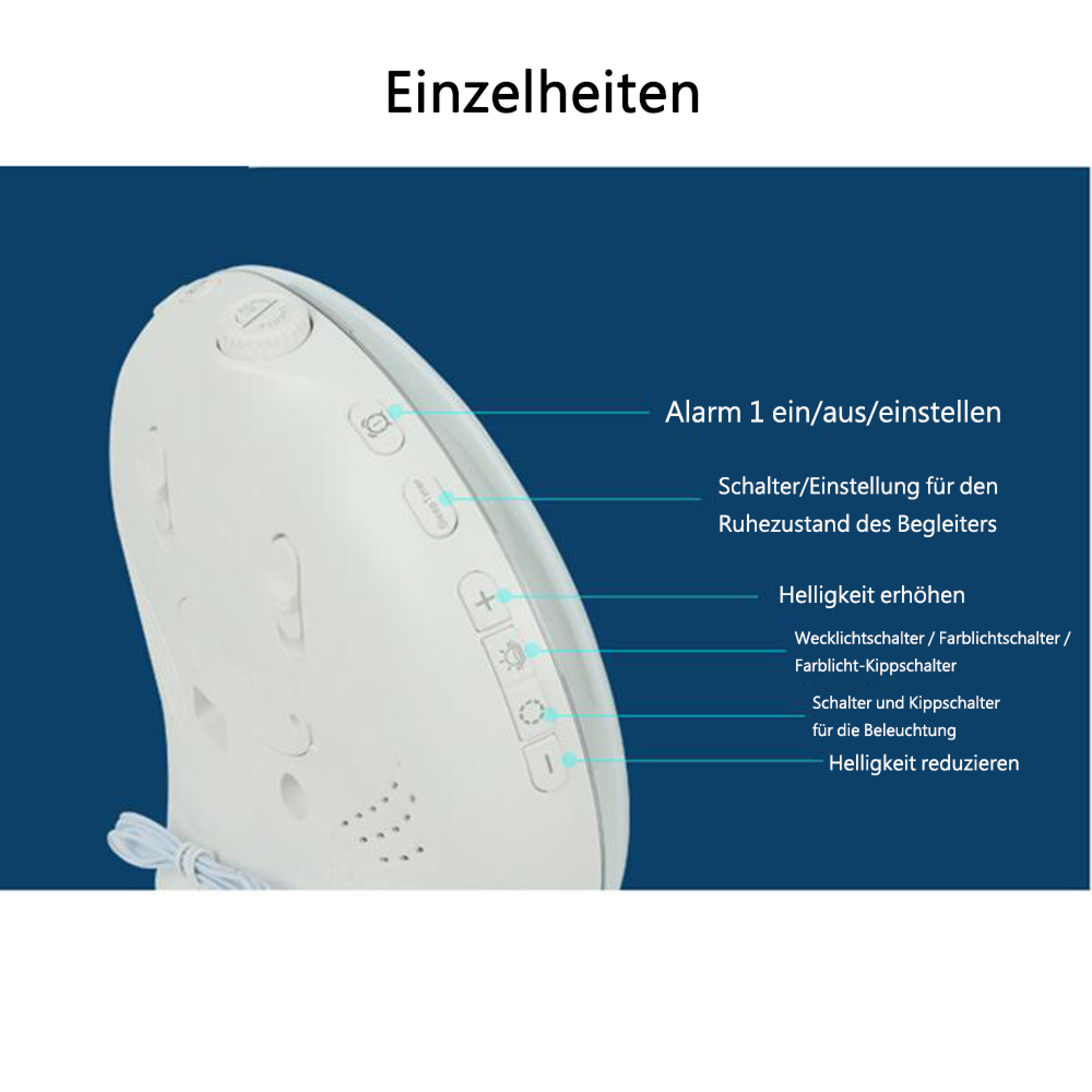 Weiße technische Geräte mit Bedienelementen und Beschriftungen.