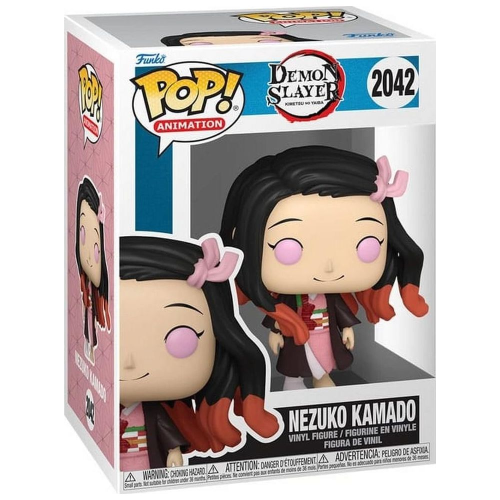 Funko Pop Nezuko Kamado vinyl figure in Demon Slayer box 2042.