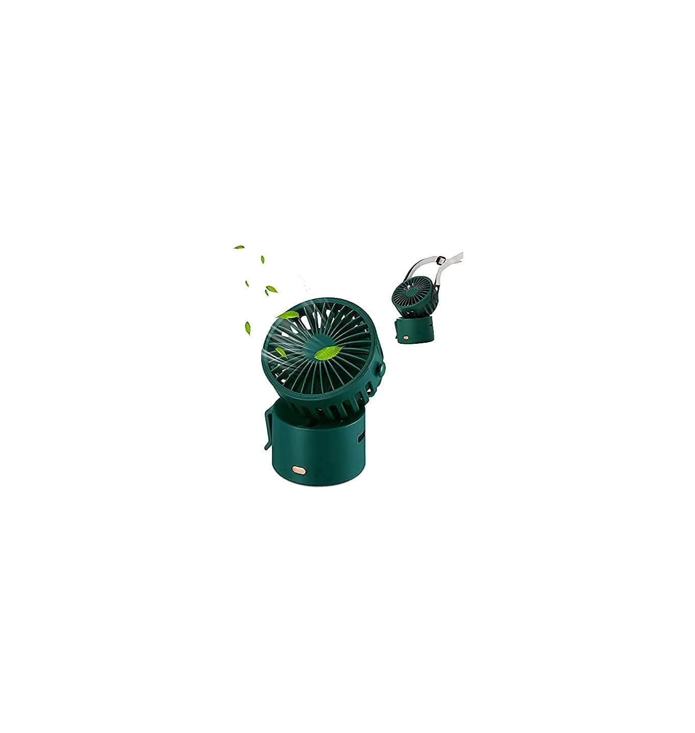 Zwei grüne Ventilatoren, einer vorne klein, der andere dahinter.